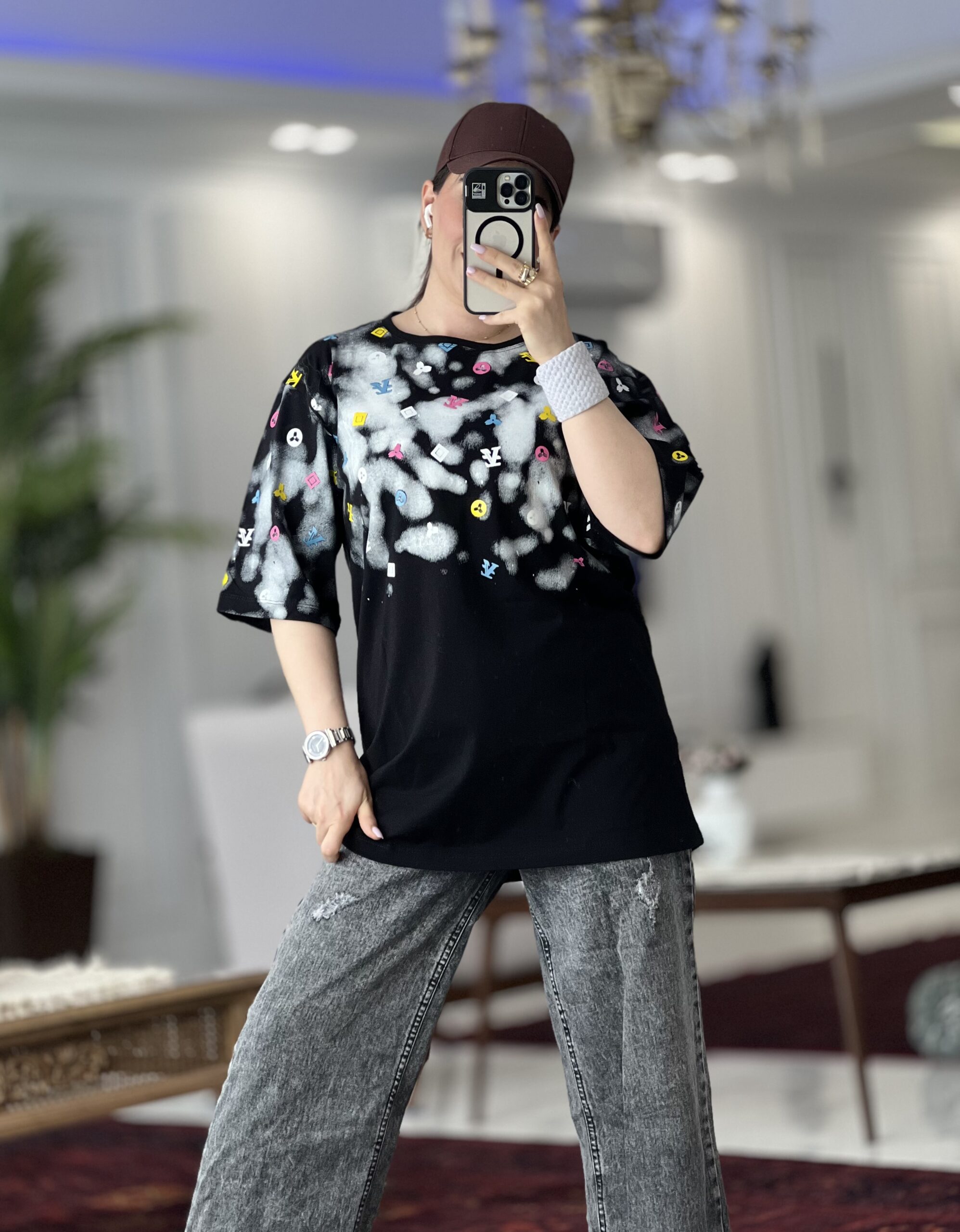 تیشرت لانگ LV (کپی)