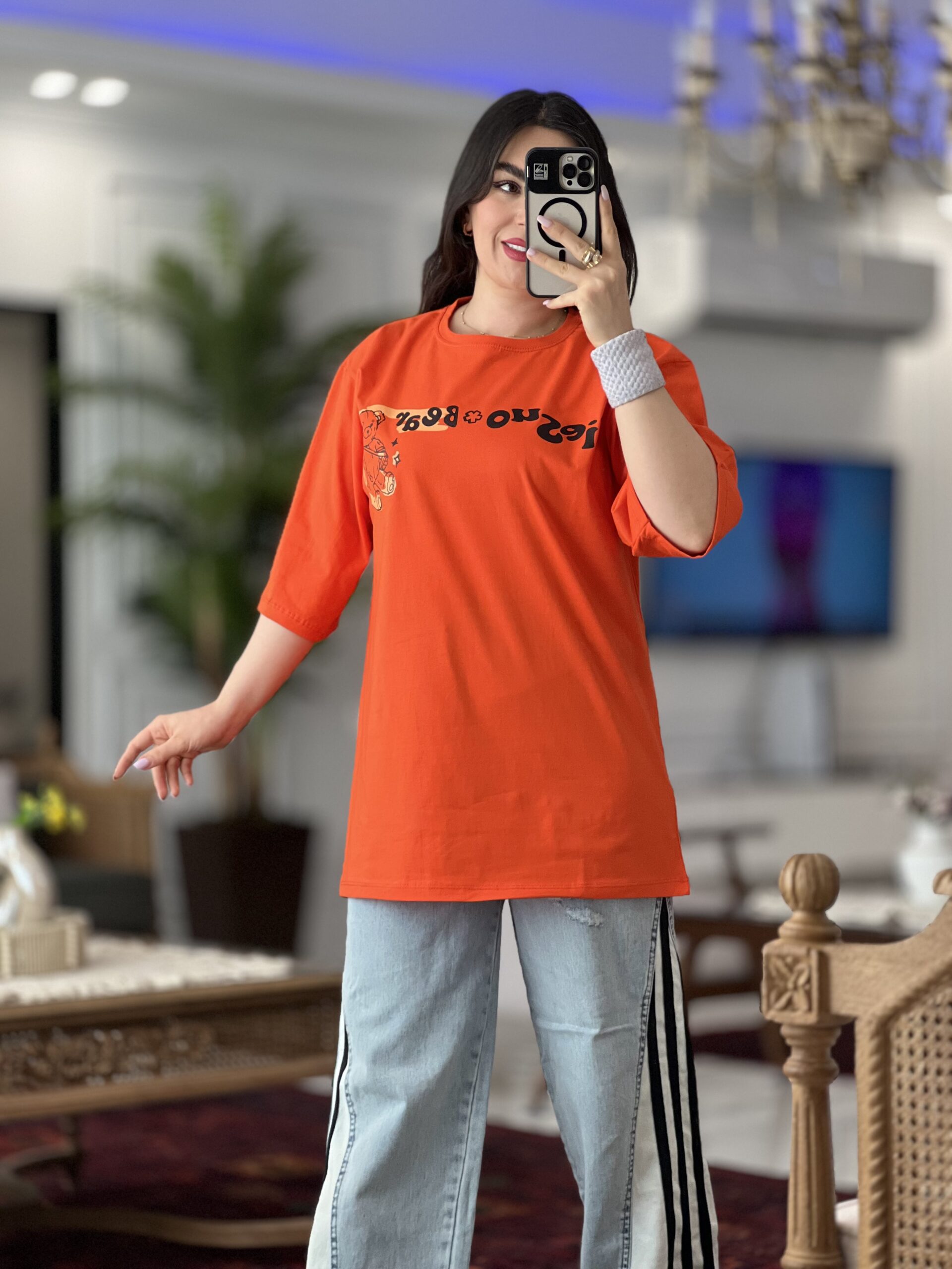 تیشرت لانگ خرسی