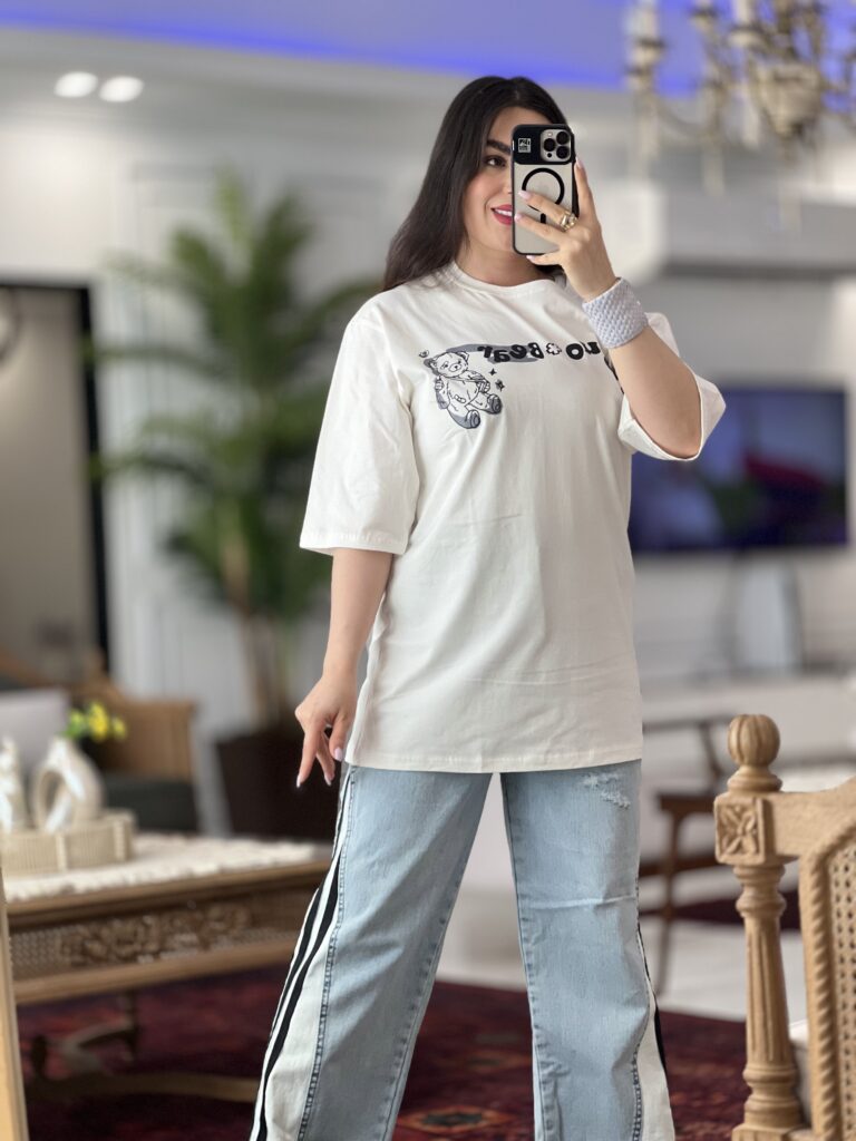 تیشرت لانگ خرسی