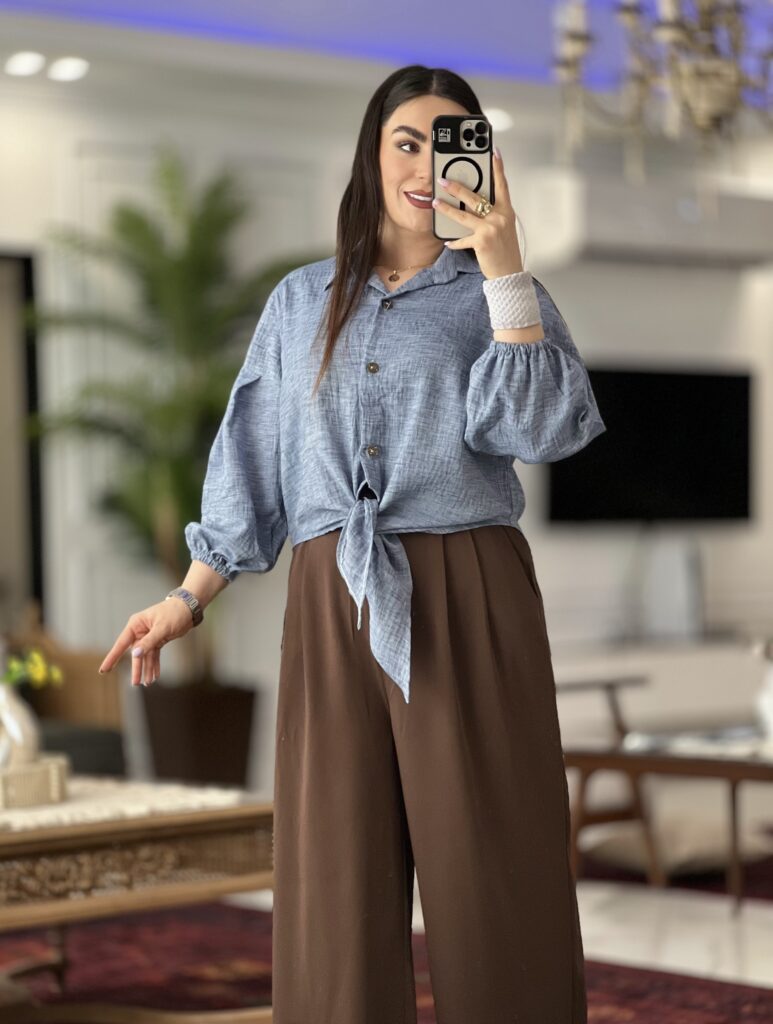 شومیز گره ای