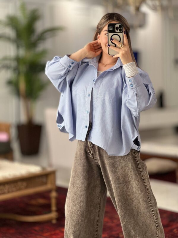 شومیز باکسی نخی