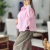 شومیز باکسی نخی