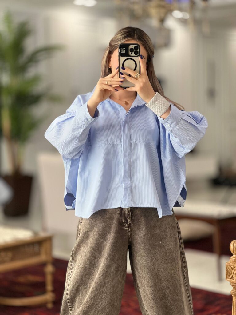 شومیز باکسی نخی